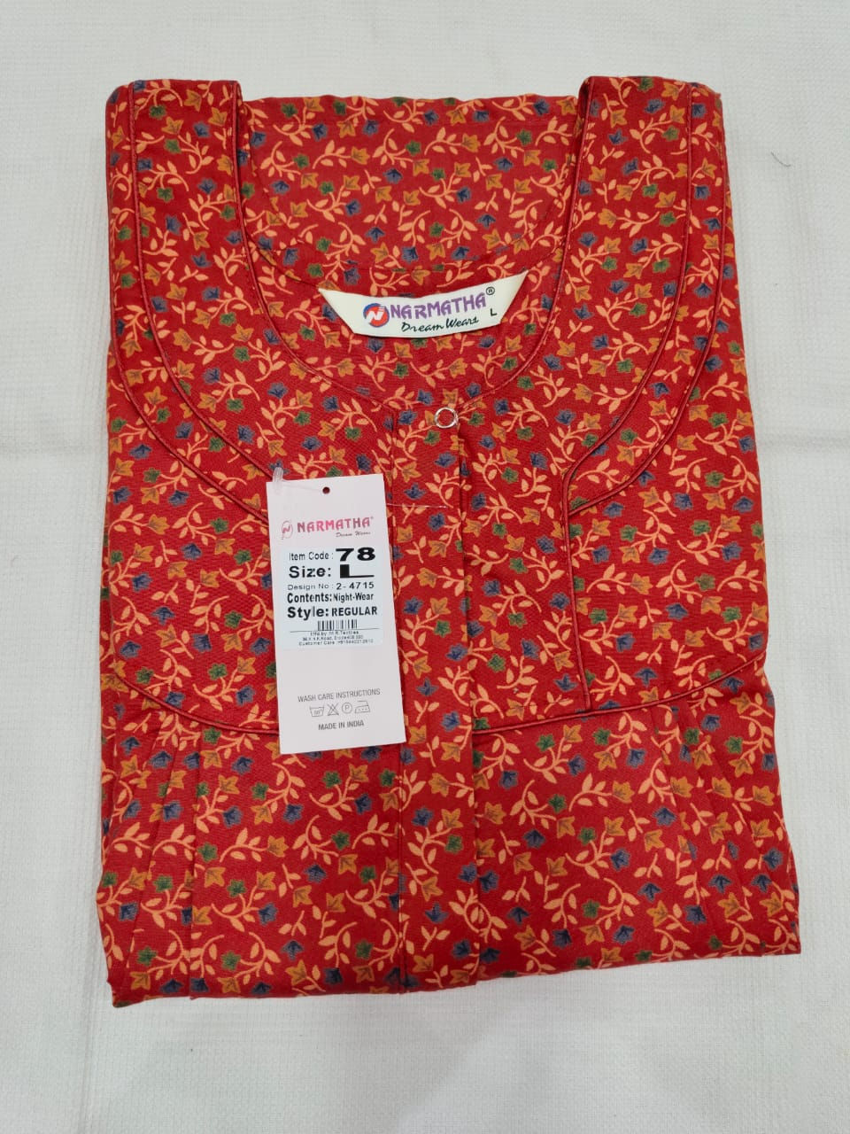 202607-L-Spun-Pleated-Half Sleeve-Mobile Pocket-Comfort Wear