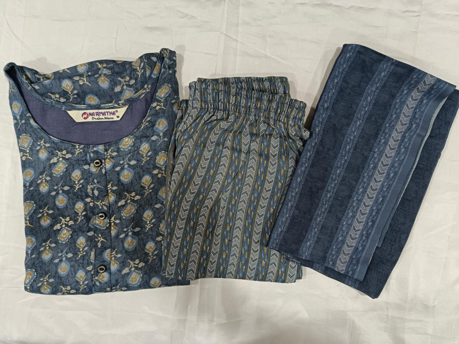 Salwar Suit - Side  Cut-Rayon with Lining-3/4th Slv-Premium Quality-Comfort Wear