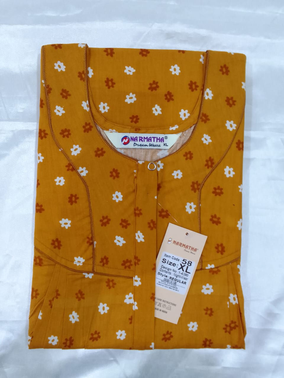 Cotton-Regular-Pleated- Half Sleeve -With Mob Pocket-Elegant print-Comfort Wear