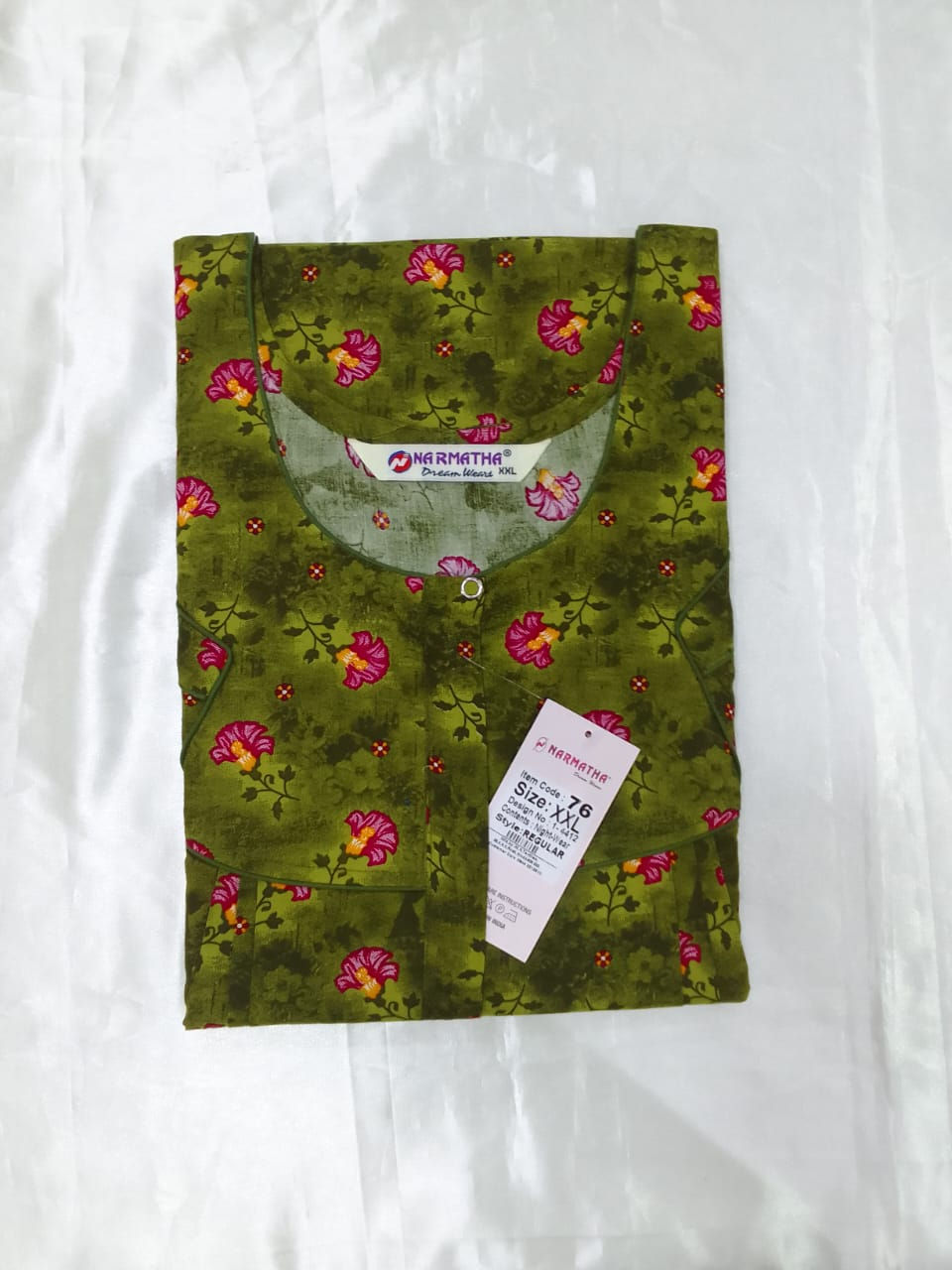 Cotton-Regular-Pleated-Halfsleeve-Premium-Comfort Wear-Trendy Collection-Soft