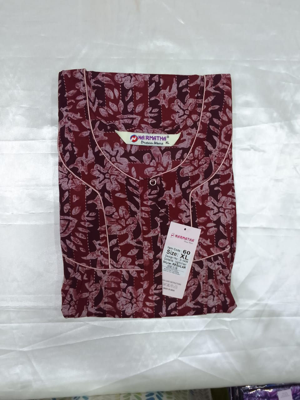 Spun-Regular-Pleated- Half Sleeve -With Mob Pocket-Elegant print-Comfort Wear