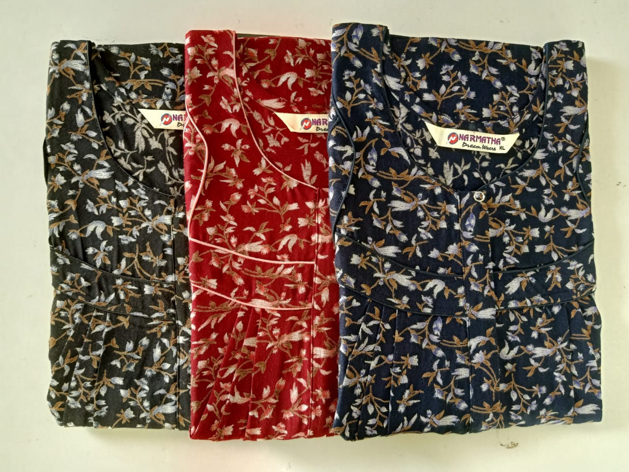 Alphine - Regular (Pleated)- Comfort Wear- With Side Pocket-Half Sleeve