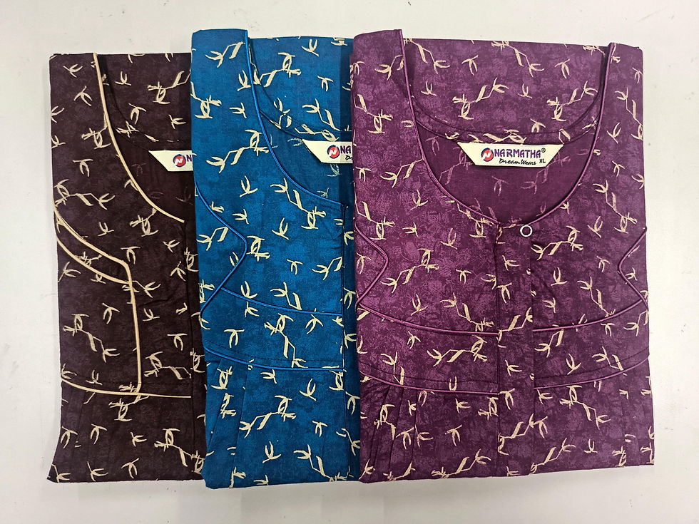 Cotton-Regular-Pleated-with Mob Pocket-Half Sleeve-Elegant Desings-Comfort Wear