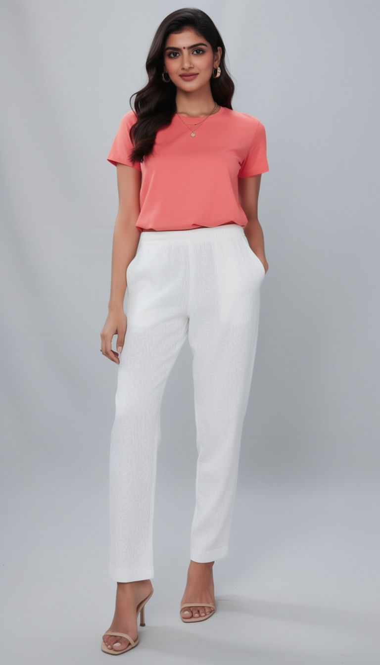 Rayon Chudi Pant-Mobile Pocket-Elastic with tightening Nada also-Straight Pant