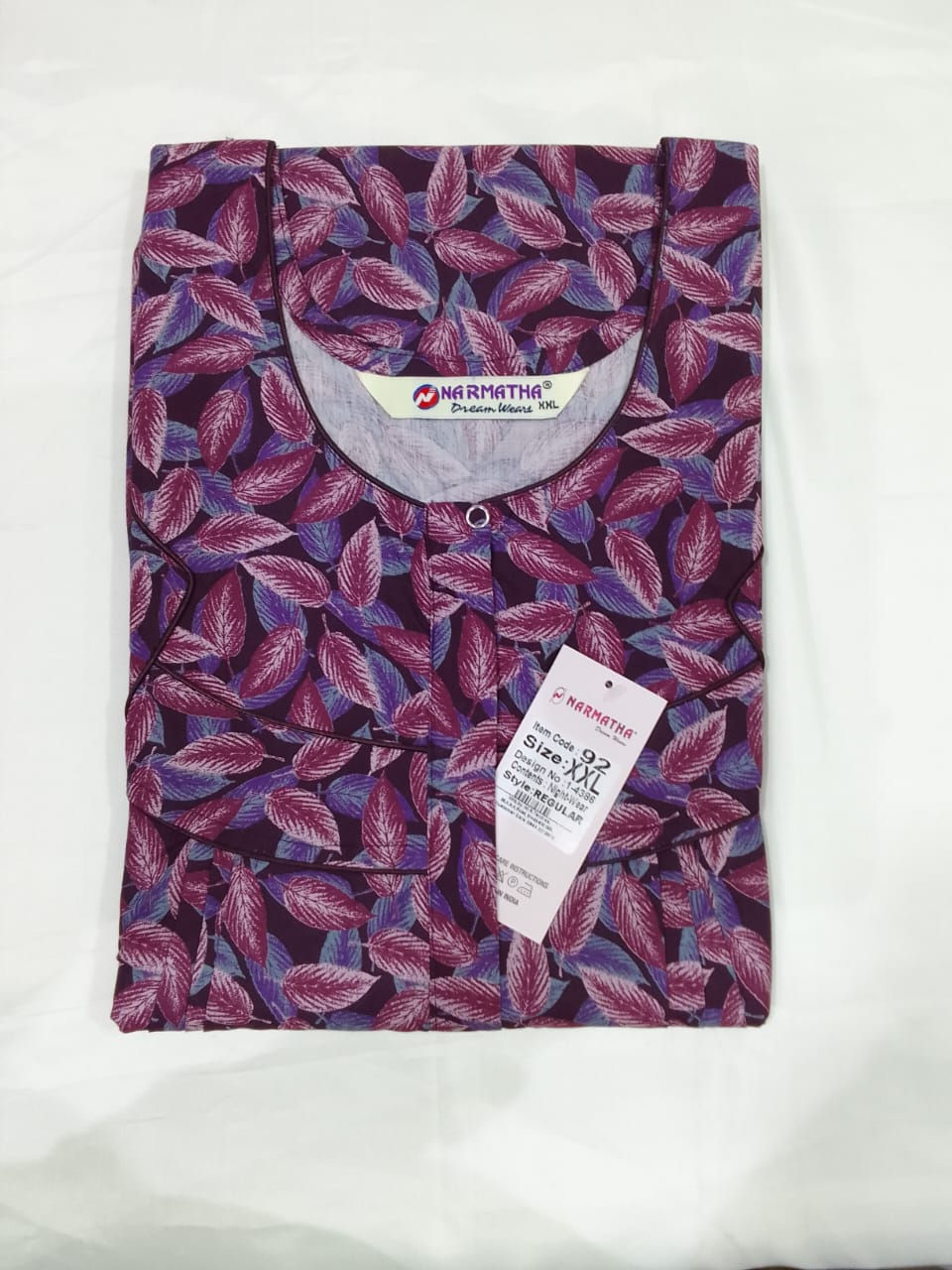 Cotton-Regular-Pleated-With Mob Pocket-Elegant Print-Premium Range-Comfort Wear