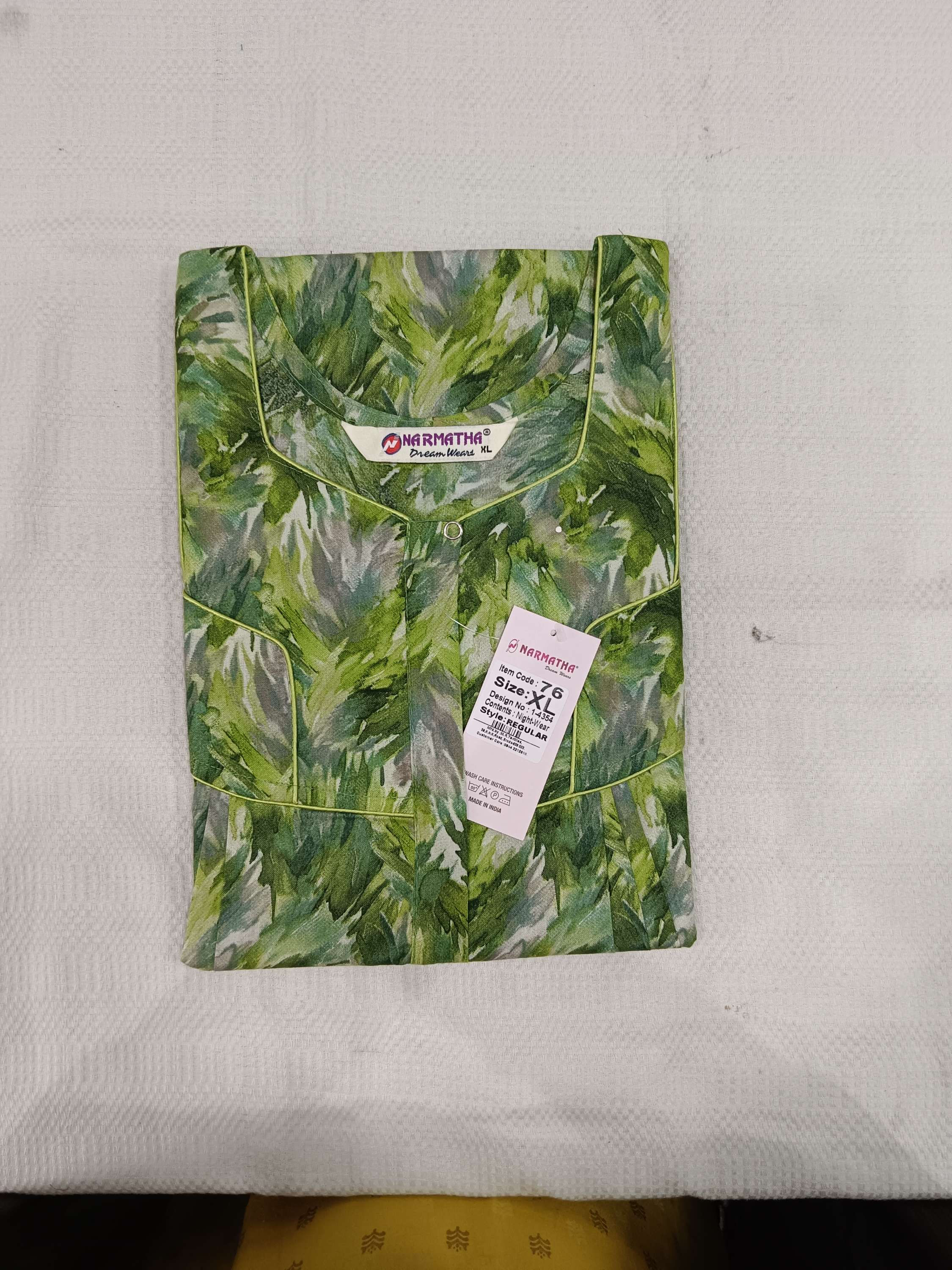 Cotton-Regular-Pleated-with Mob Pocket-Half Sleeve-Elegant Desings-Comfort Wear