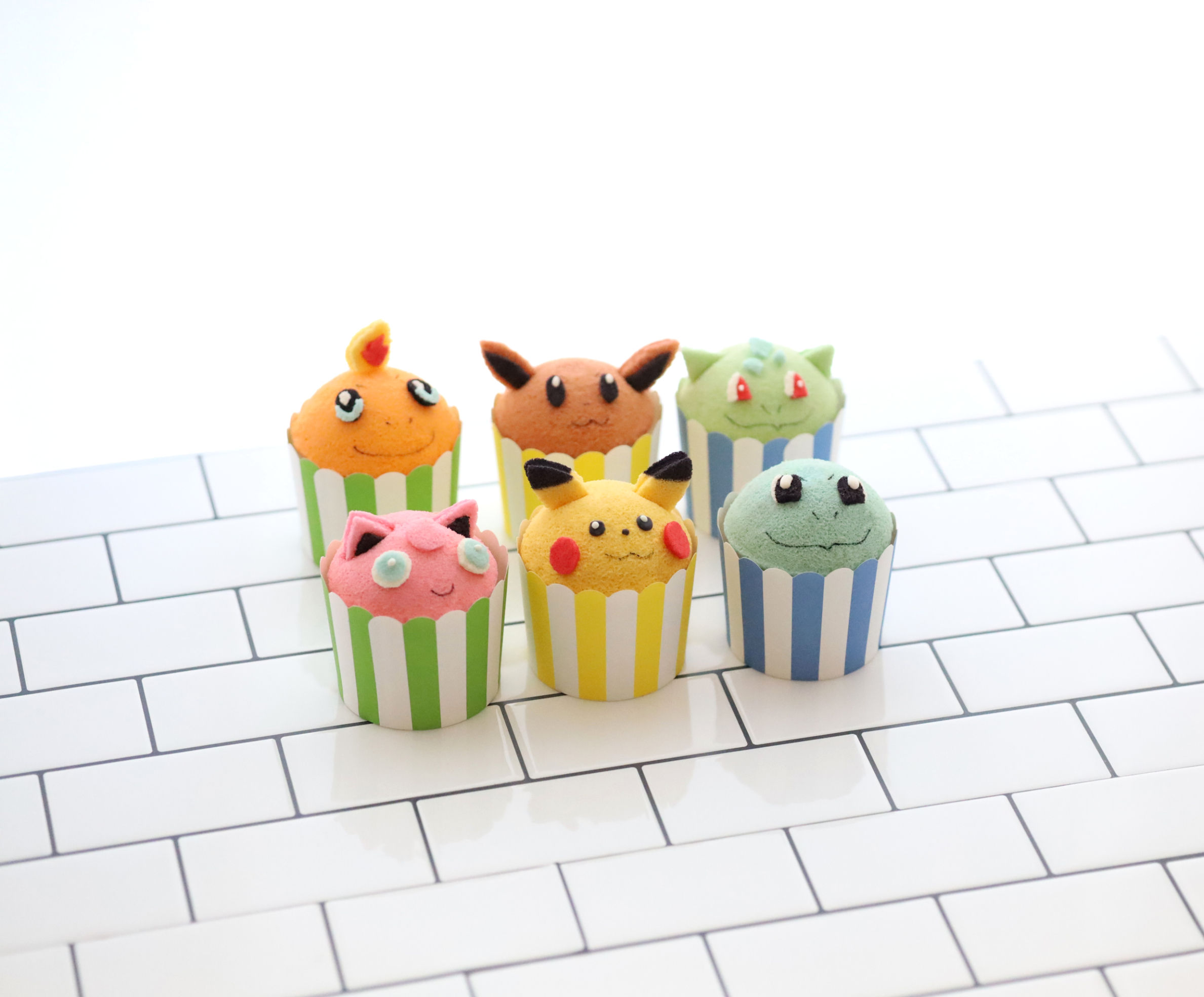 6 of Pokemon Cup Cakes