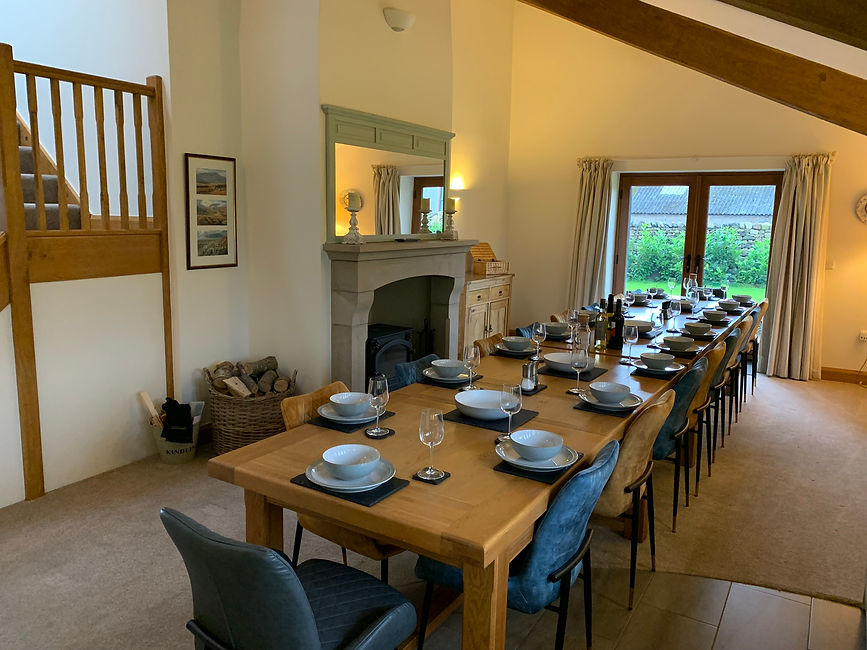 Coppa barn dining room