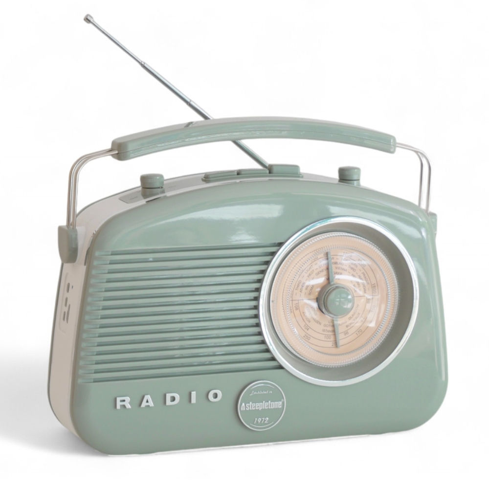 BRIGHTON SAGE BT RETRO RADIO WITH BLUETOOTH