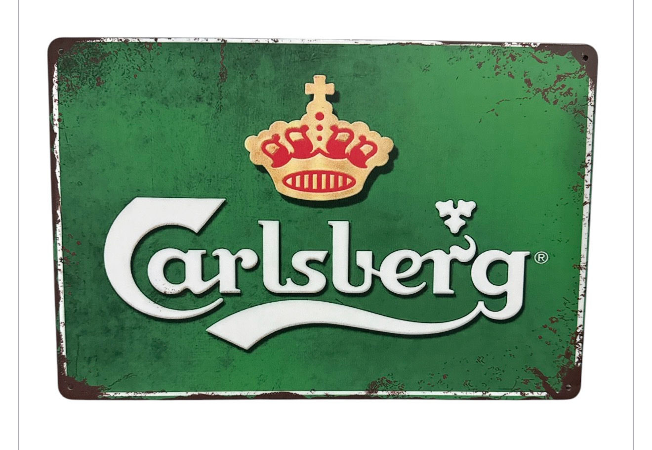 Bar metal sign