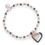 Thumbnail: Mixed Metal Triple Heart Bracelet