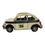 Thumbnail: White Fiat 500 / Black  Stripe Tin Model 