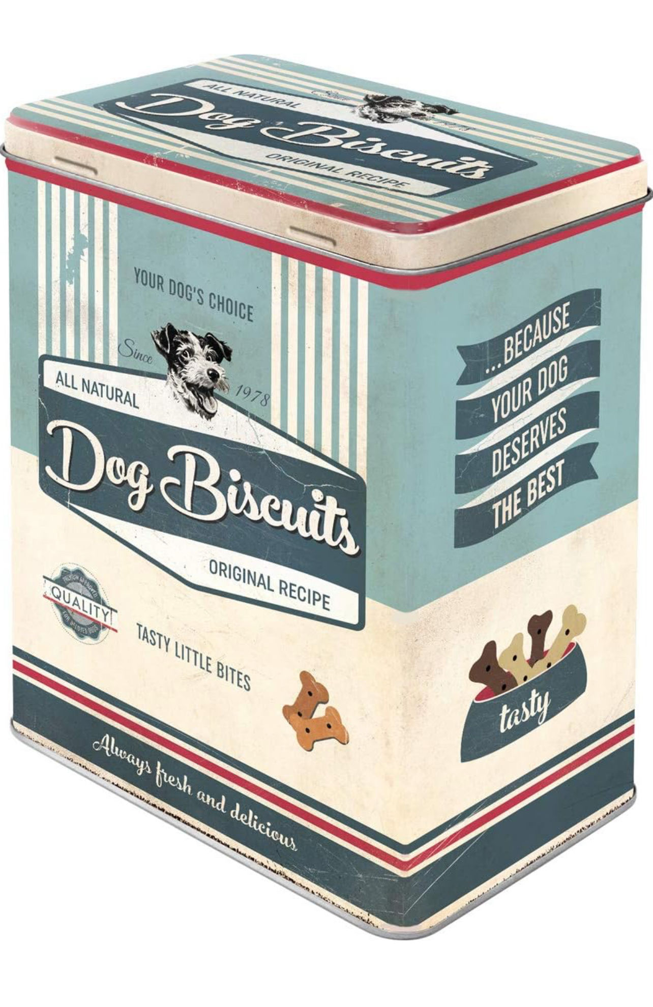 Nostalgic-Art Dog Biscuits / Treat Tin