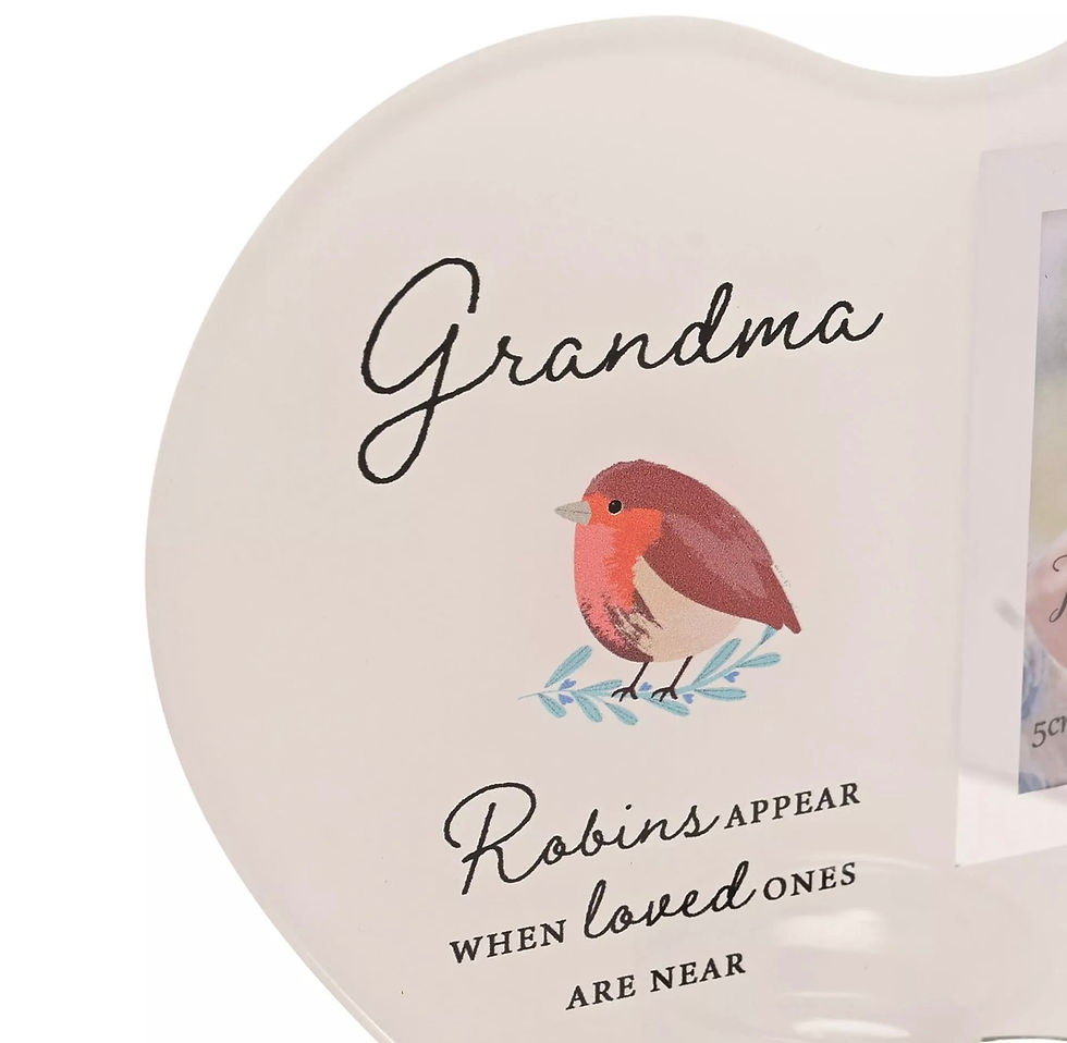 Thumbnail: Thoughts of You Tea Light Holder with Photo - Grandma
