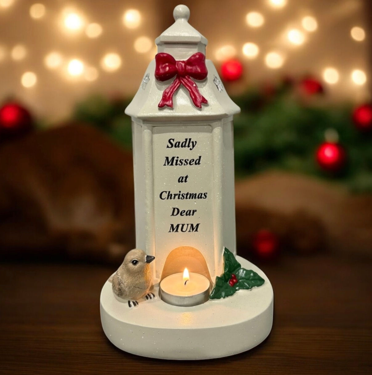 Memorial Plaque And Tea Light Holder - Mum