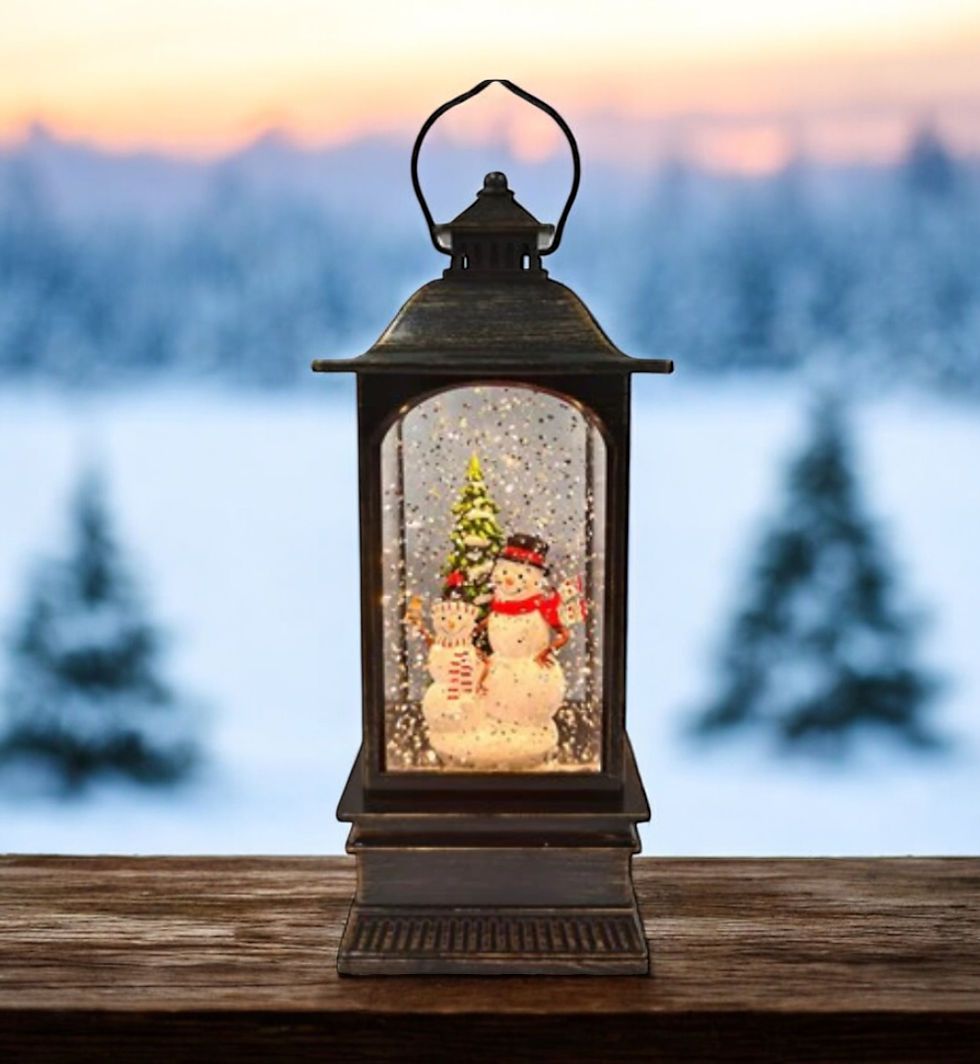 Thumbnail: LED Christmas Water Spinner Lantern – 22cm (3 Assorted Designs)
