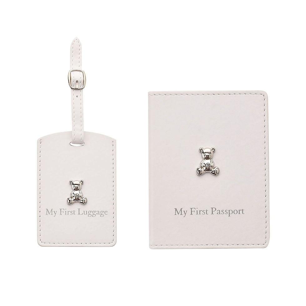 Thumbnail: BAMBINO MY FIRST PASSPORT HOLDER & LUGGAGE TAG