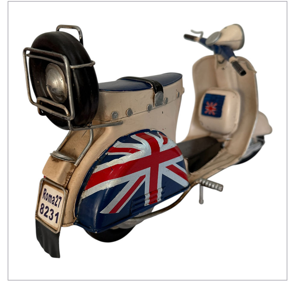 Thumbnail: Scooter / Union Jack Tin Model