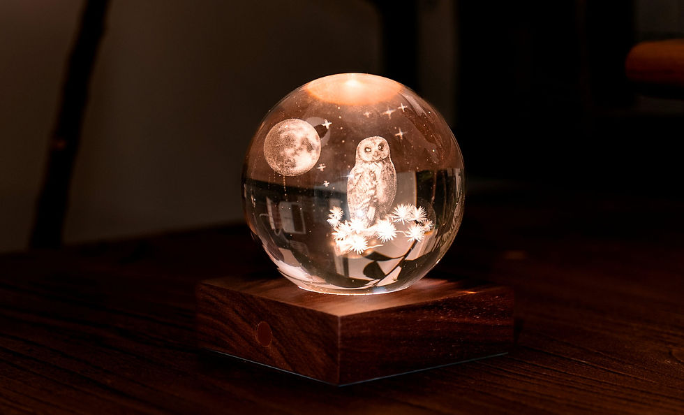 Thumbnail: Amber Crystal Light -  The Owl Moon