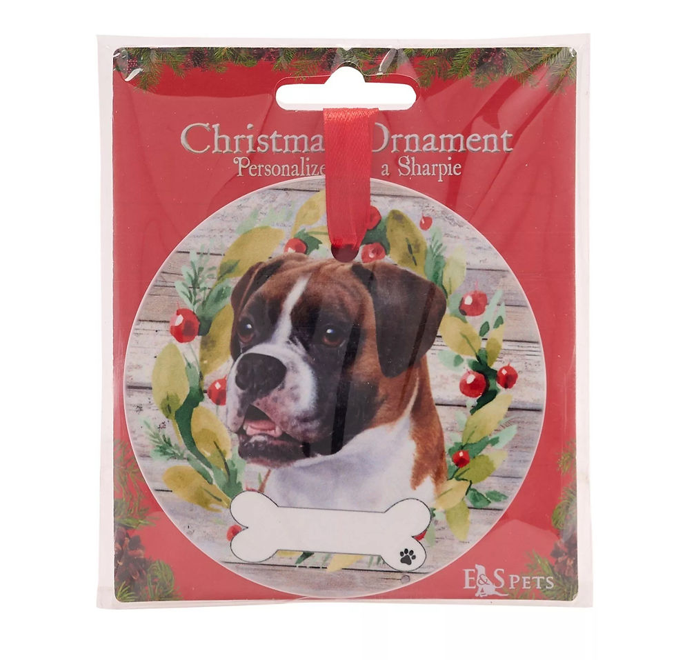 Thumbnail: Boxer Wreath Hanging Decoration