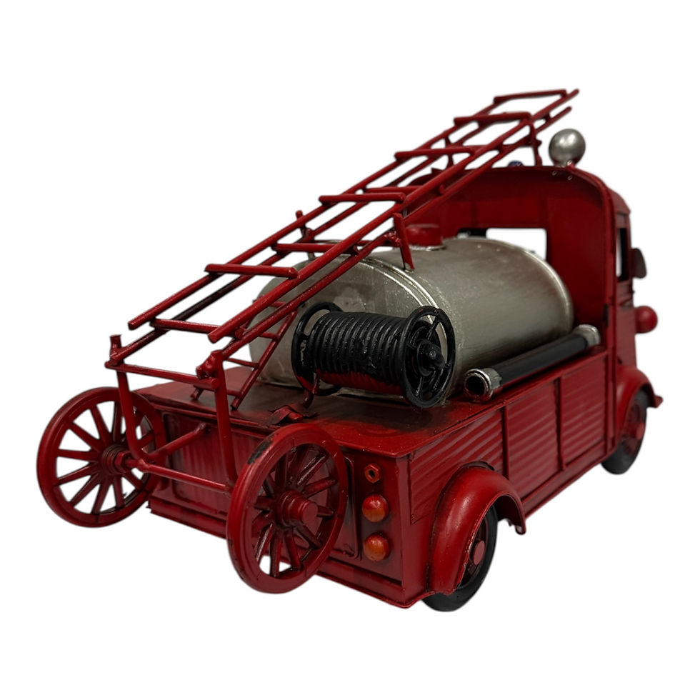 Thumbnail: Vintage Fire Engine Tin Model  