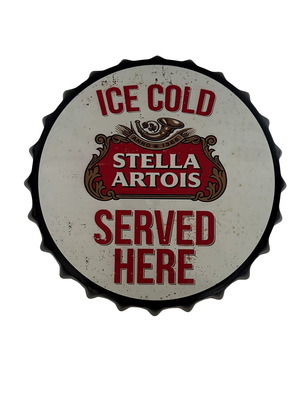 Tin Stella Bottle Top Wall Art 34cm