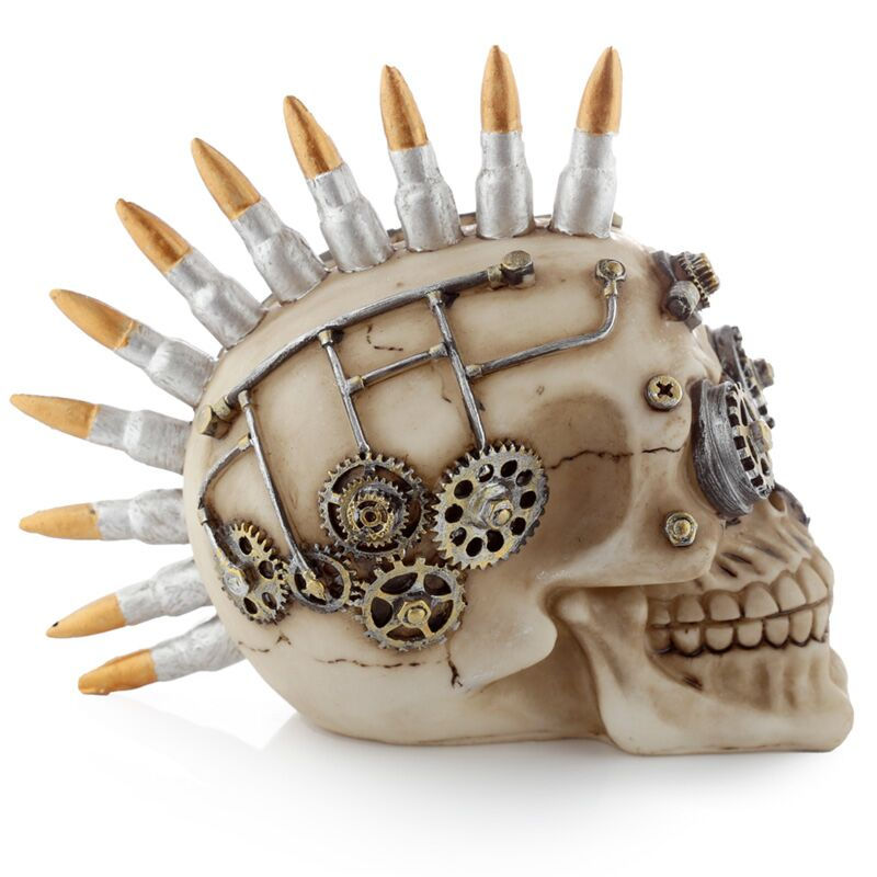 Thumbnail: Steampunk Skull With Bullet Mohican