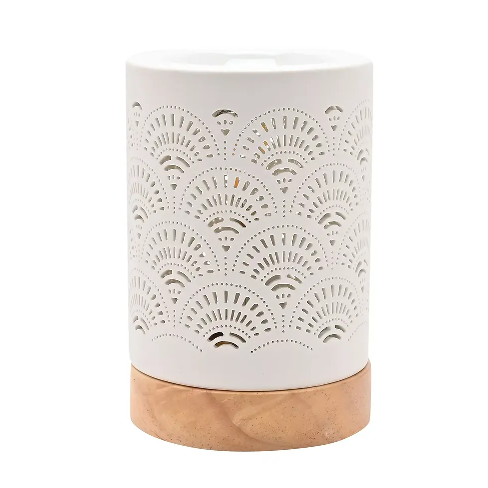 Thumbnail: HESTIA White Lace Aroma Lamp