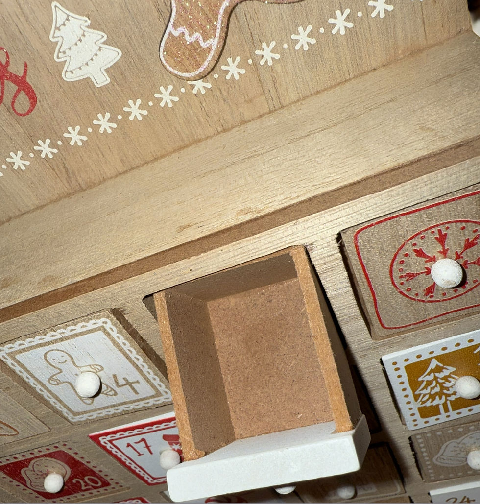 Thumbnail: Wooden Gingerbread Advent Calendar 