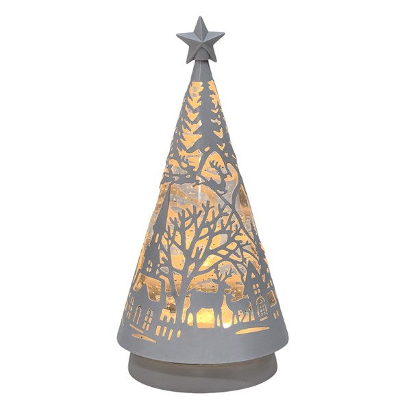 Thumbnail: LED Christmas Tree Water Spinner - Available in Black or White 26cm