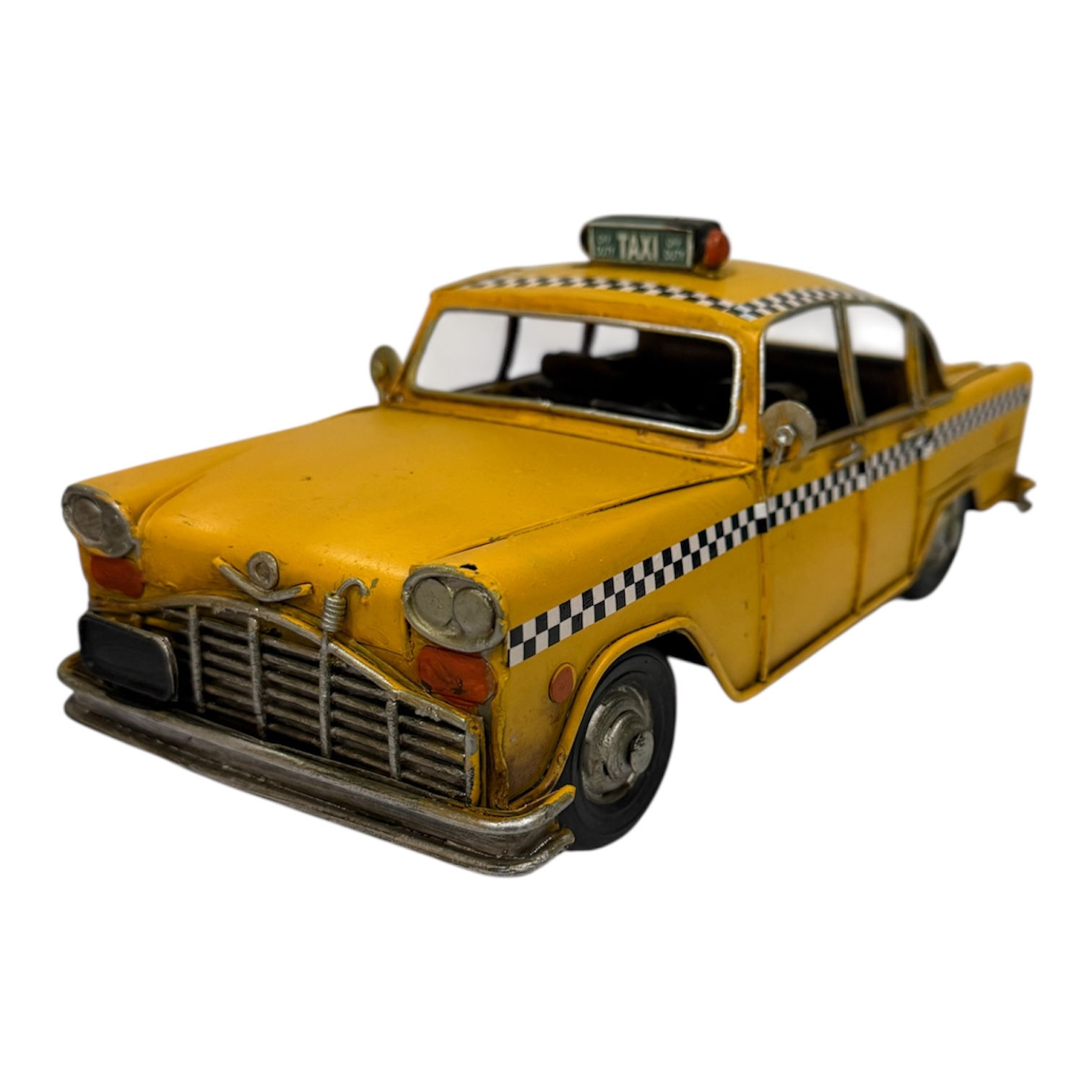 New York Taxi Tin Model  27CM