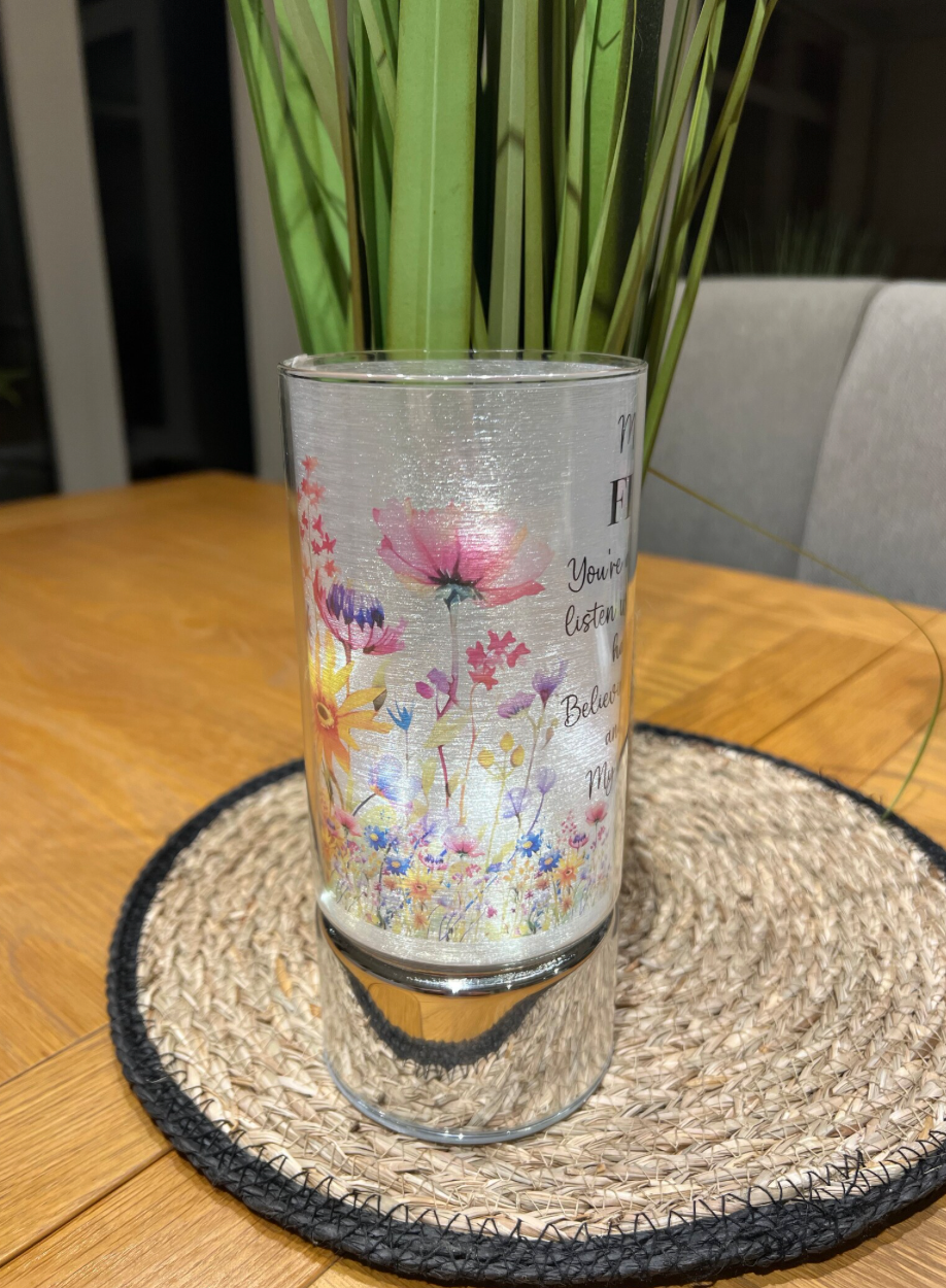 Thumbnail: Personalised Friend Glass LED Light Tube