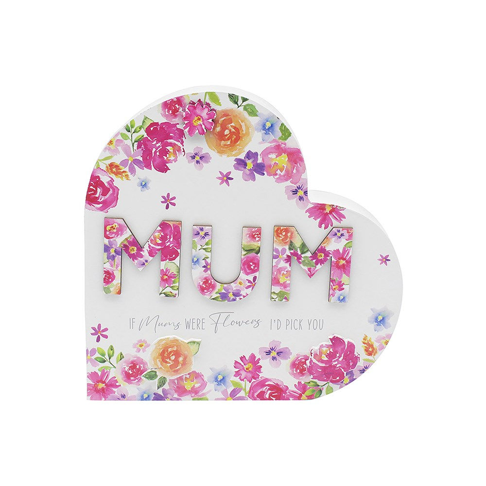 Floral Garland Heart Mum
