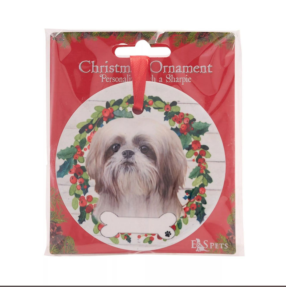 Thumbnail: Shih Tzu Wreath Hanging Decoration