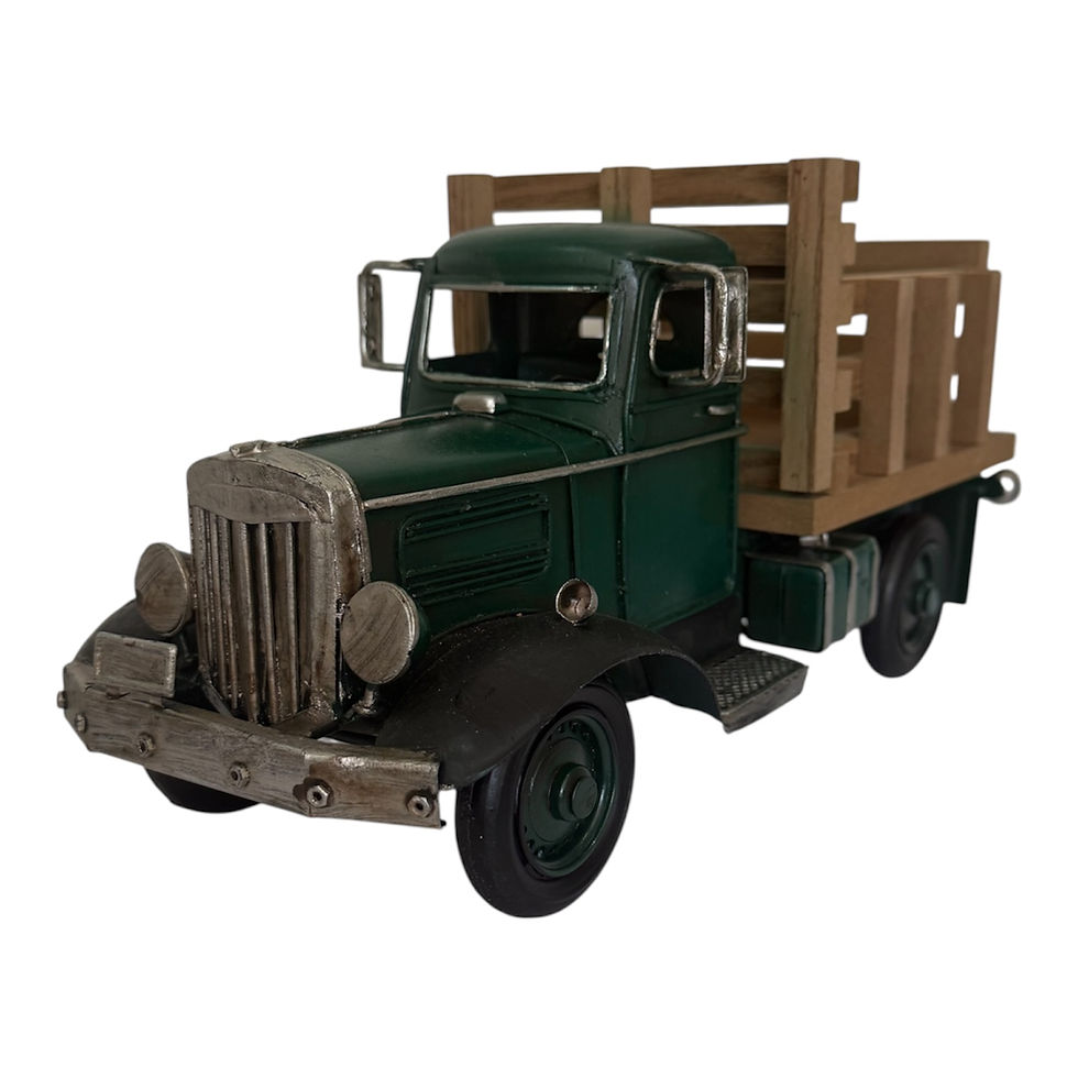 Vintage Farm Truck Tin Model
