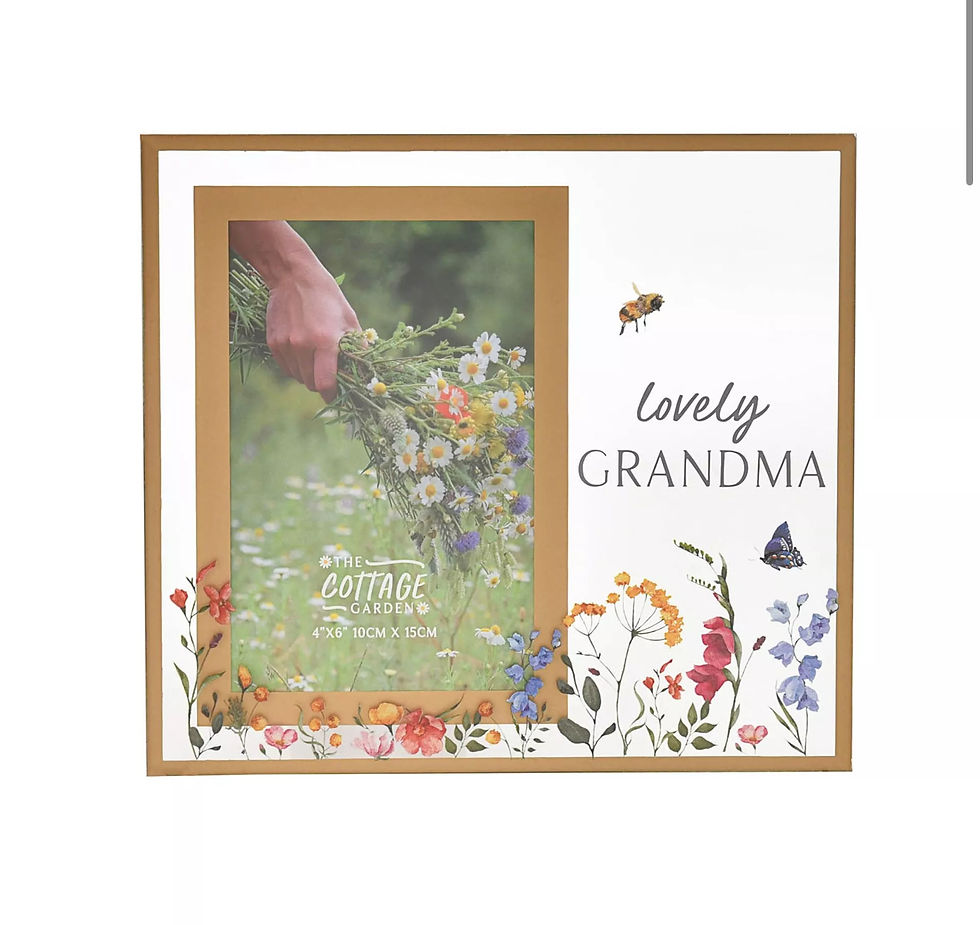 Thumbnail: The Cottage Garden Glass Frame 4 X 6 "Nan"