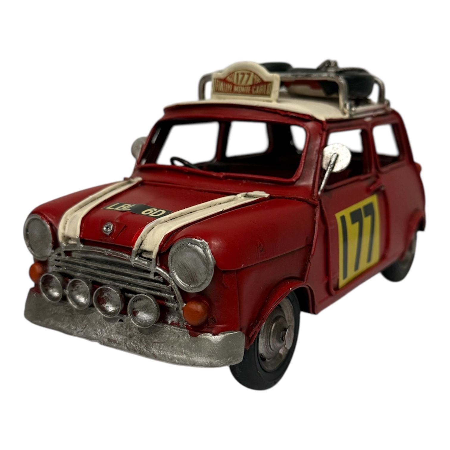 Red Mini Monte Carlo Style Tin Model 