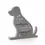 Thumbnail: BEST OF BREED SHAPED DOG MEMORIAL STONE 20 CM X 20 CM