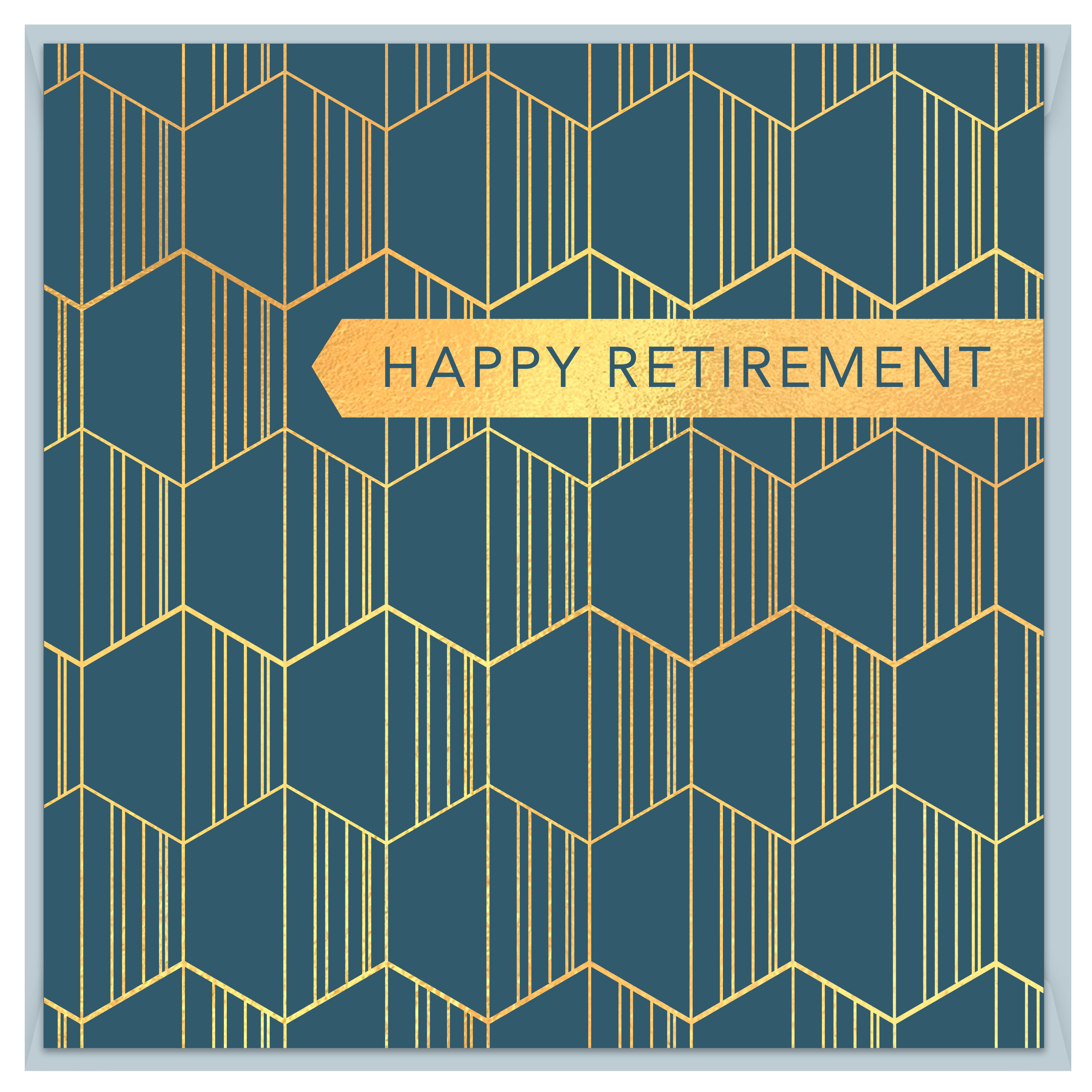 LINAR Happy Retirement Single Greeting Card
