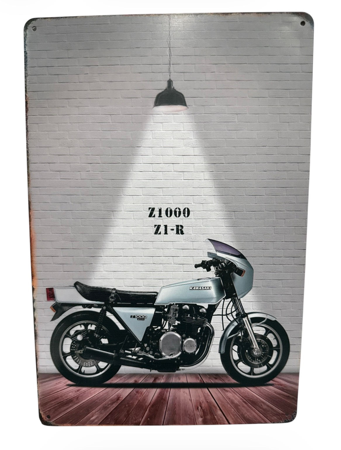 Vintage Motorcycle Metal Sign