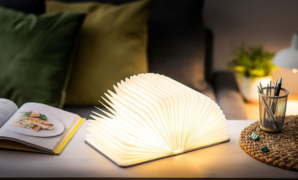 Thumbnail: Smart Book Light (Linen Fabric)