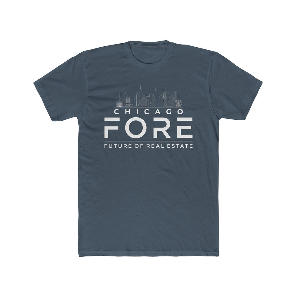 Thumbnail: FORE Chicago Real Estate Future Unisex Crew Tee