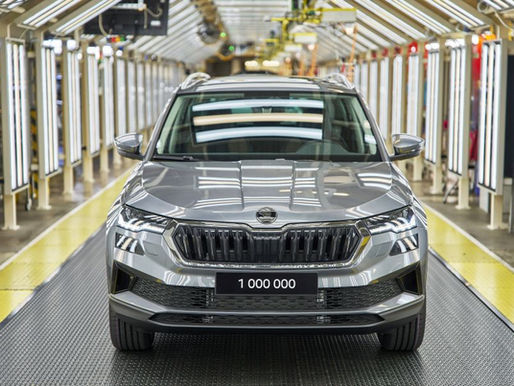 Škoda Auto produziert millionsten Karoq im Werk Kvasiny