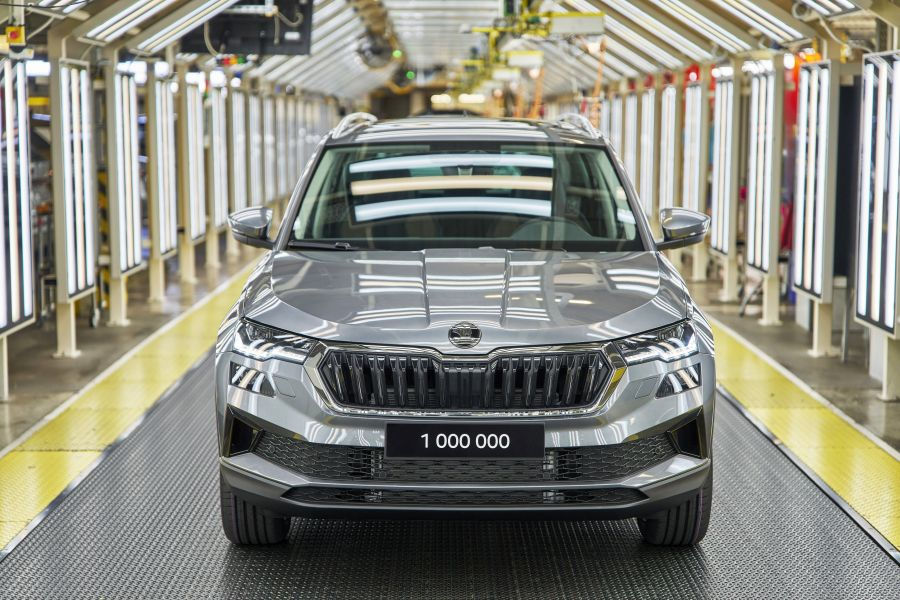 Škoda Auto produziert millionsten Karoq im Werk Kvasiny