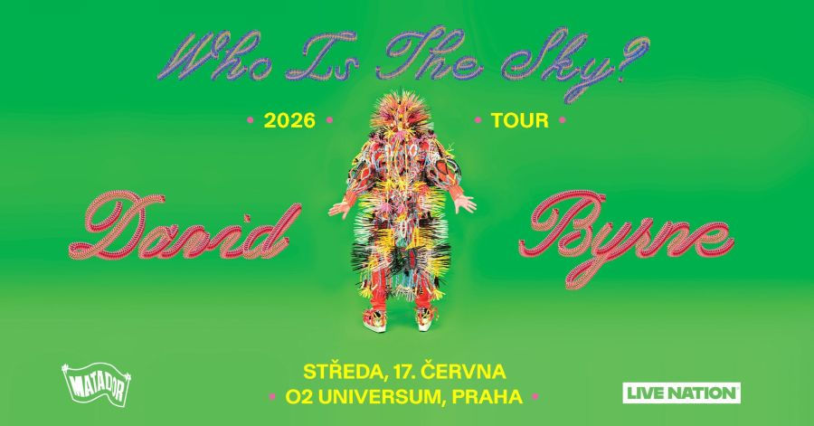 David Byrne bringt seine „Who Is The Sky?“ 2026 Tour im Juni ins Prager O2 Universum