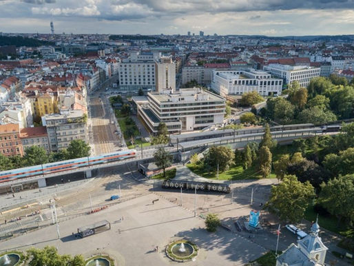 Bahnhof Praha-Výstaviště und flache Brücke werden bis 2025 fertiggestellt