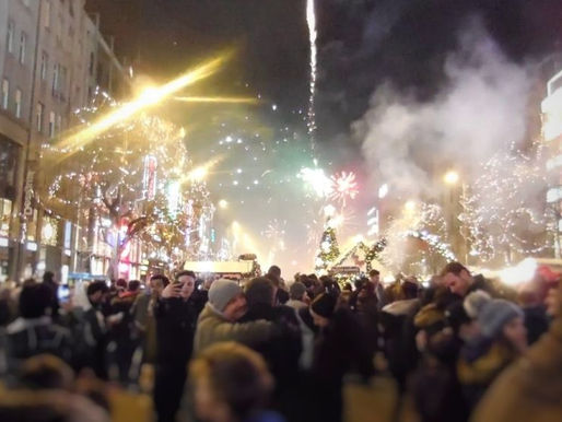 Feuerwerkskörper sind an Silvester im Zentrum von Prag verboten