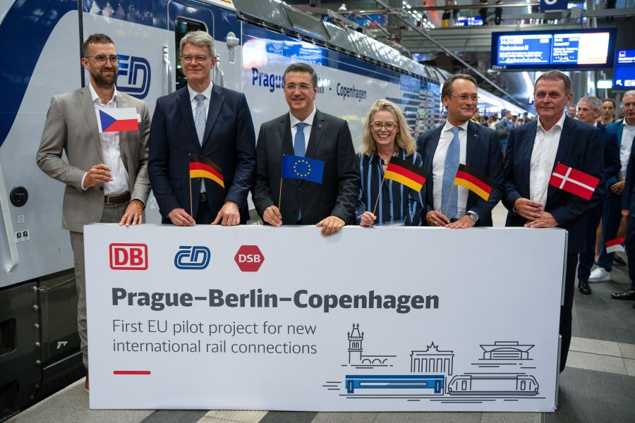 Neue Bahnverbindung feierlich eröffnet: Von Prag über Berlin ohne Umstieg nach Kopenhagen