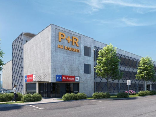Baustart für neues P+R-Parkhaus in Prag-Zličín