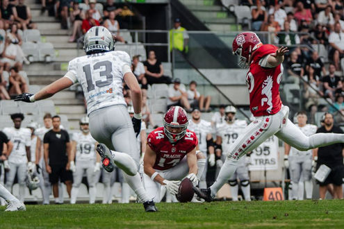 American Football: Prague Lions empfangen Paris Musketeers am Samstag in Žižkov
